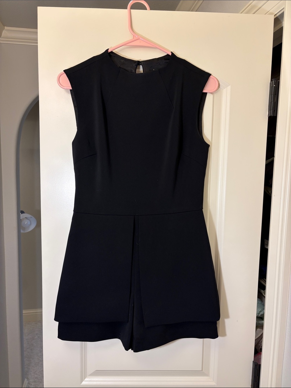 Laundry By Shelli Segal Black Sleeveless Romper